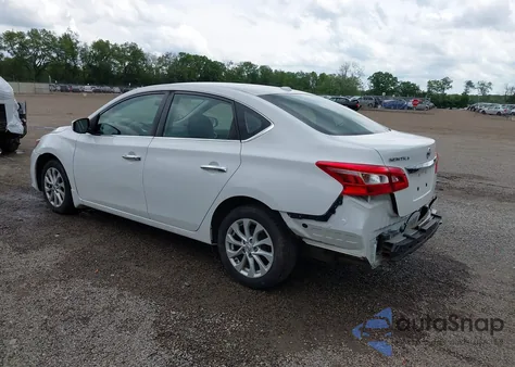 2018 Nissan Sentra Sv из США, поврежденный, VIN 3N1AB7APXJY215575